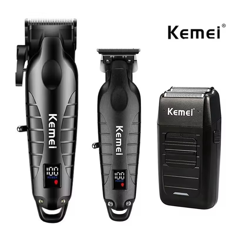 Beard Trimmer Cordless - Kemei Hair Clipper Kit for Men,