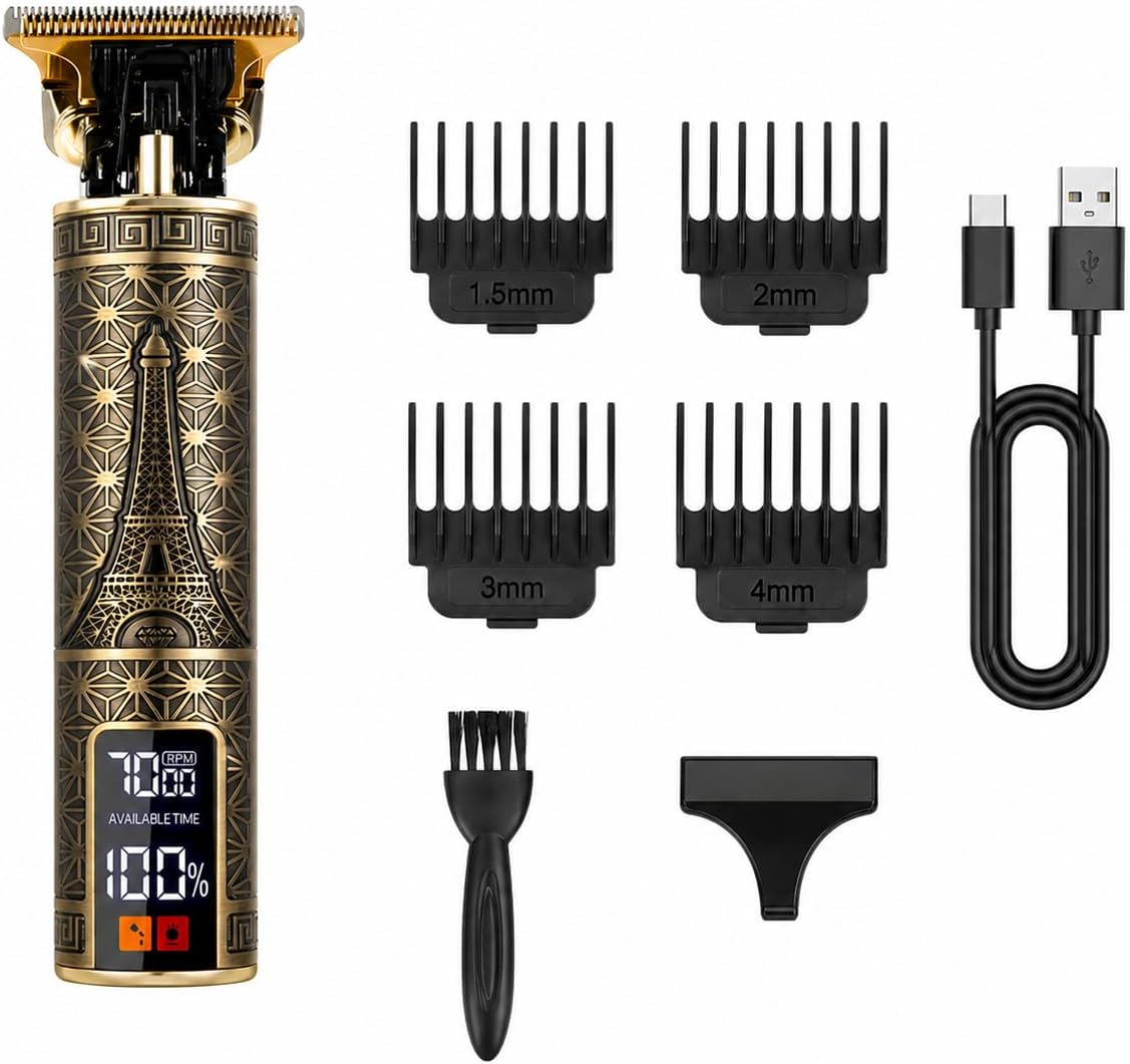 Mens Grooming Barber - Men's Professional Electric Hair Clipper with