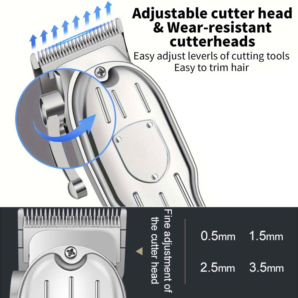 Professional Hair Clippers for - Beard Trimmer Cordless recension och pris