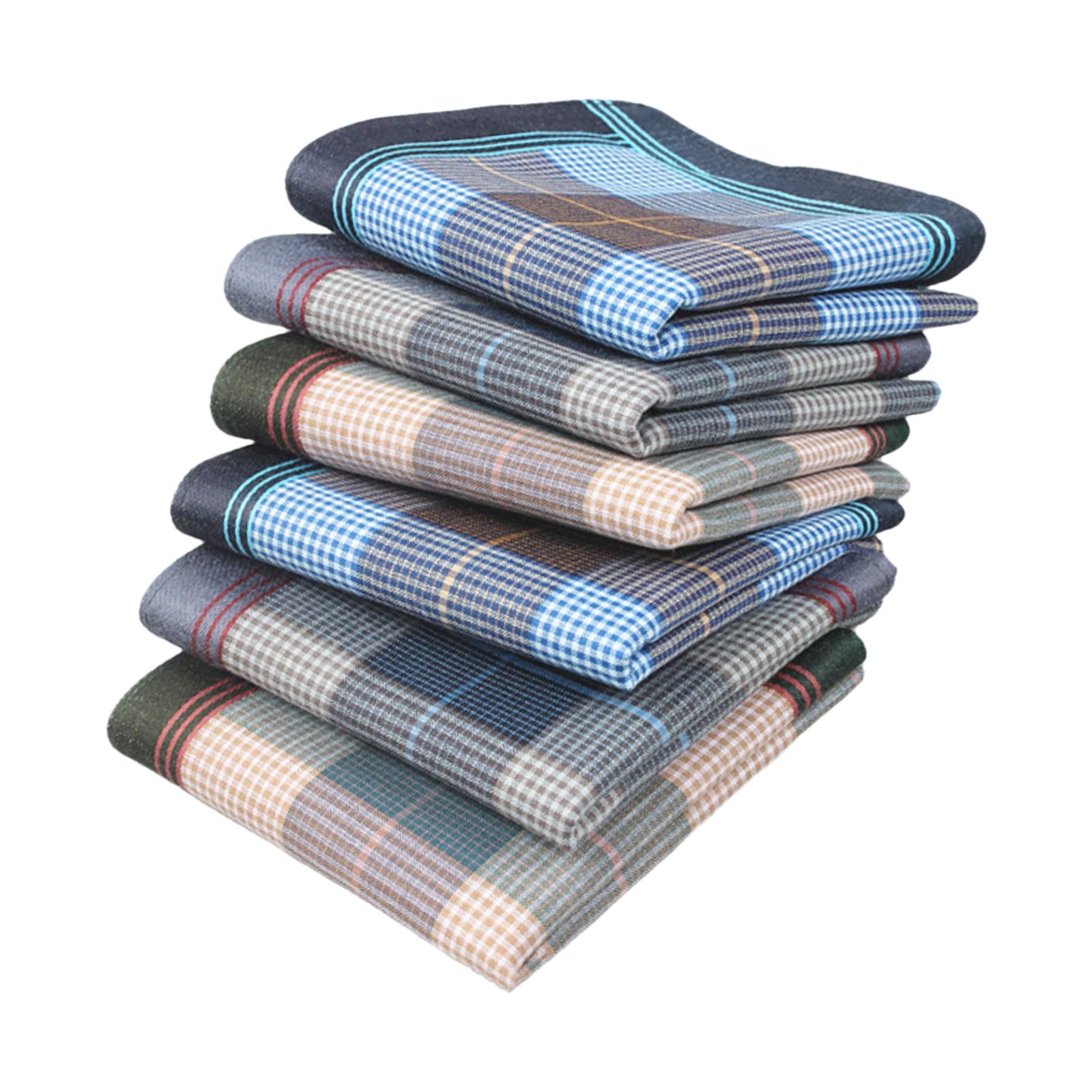 6Pcs Unisex Cotton Handkerchie - Men'S Grooming Set Gift recension och pris