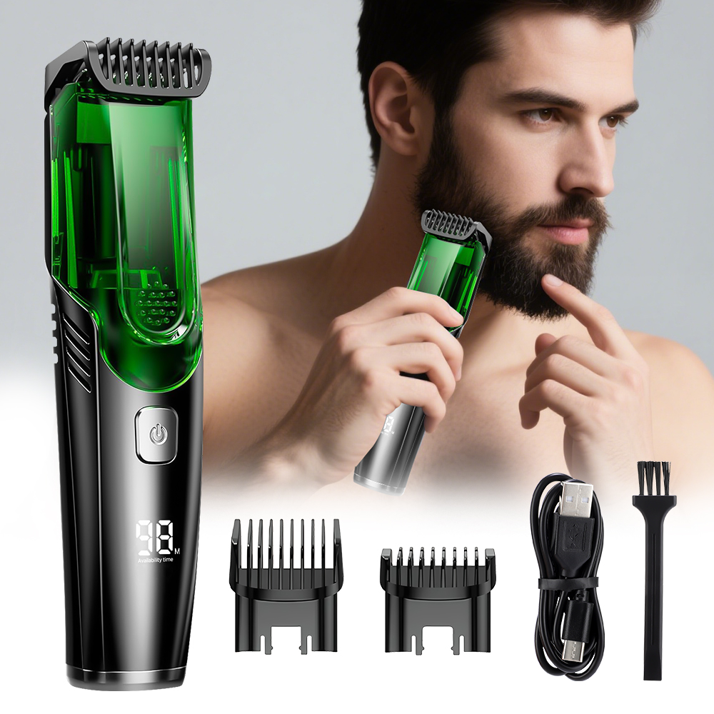 Cordless Men Beard Trimmer Ele - Men'S Grooming Hair And Body Wash recension och pris