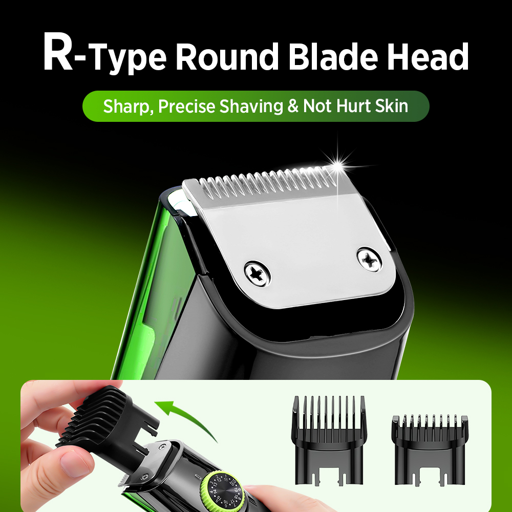 Cordless Men Beard Trimmer Ele - Men'S Grooming Hair And Body Wash recension och pris