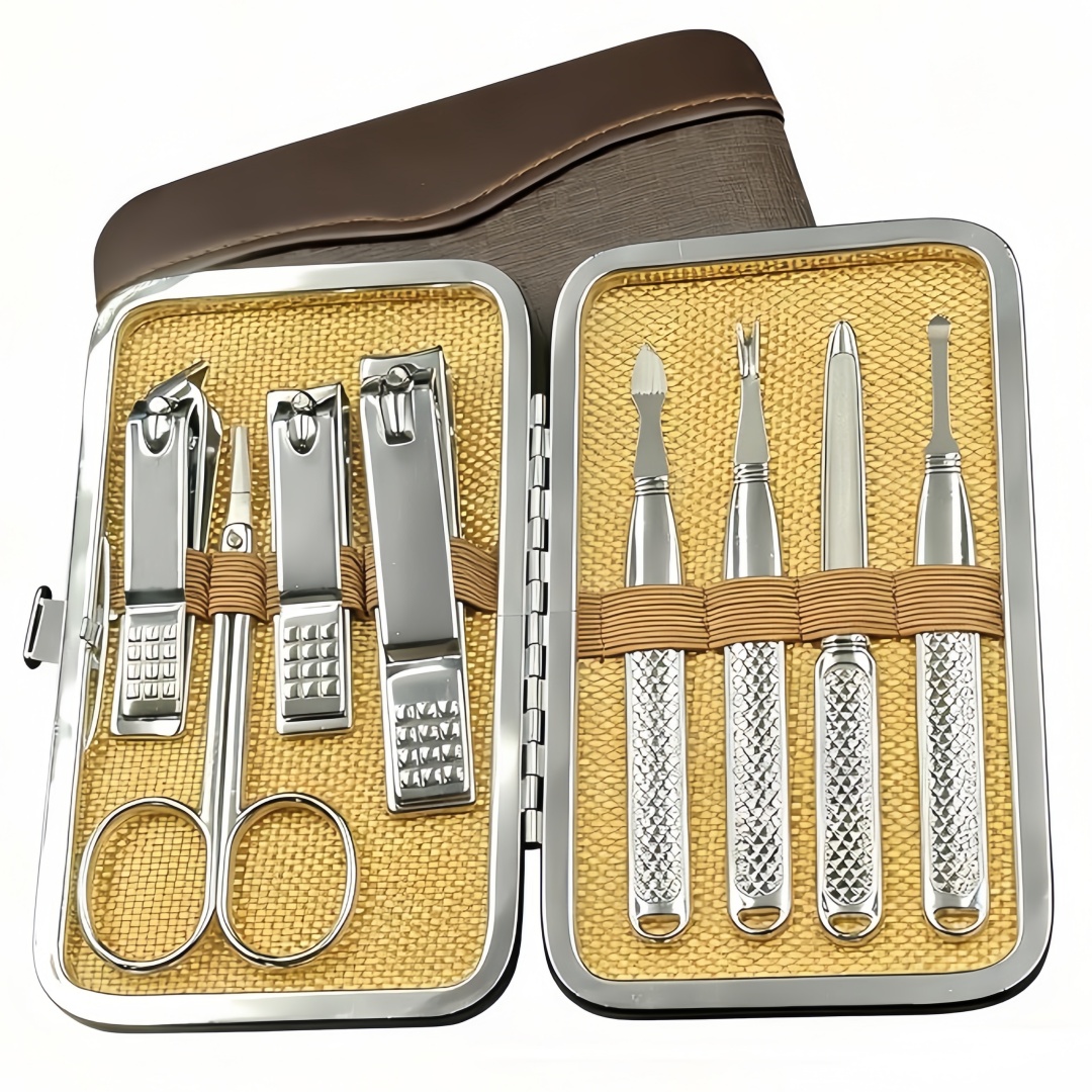 Manicure Set for Men and Women - Mens Grooming Kit Case recension och pris