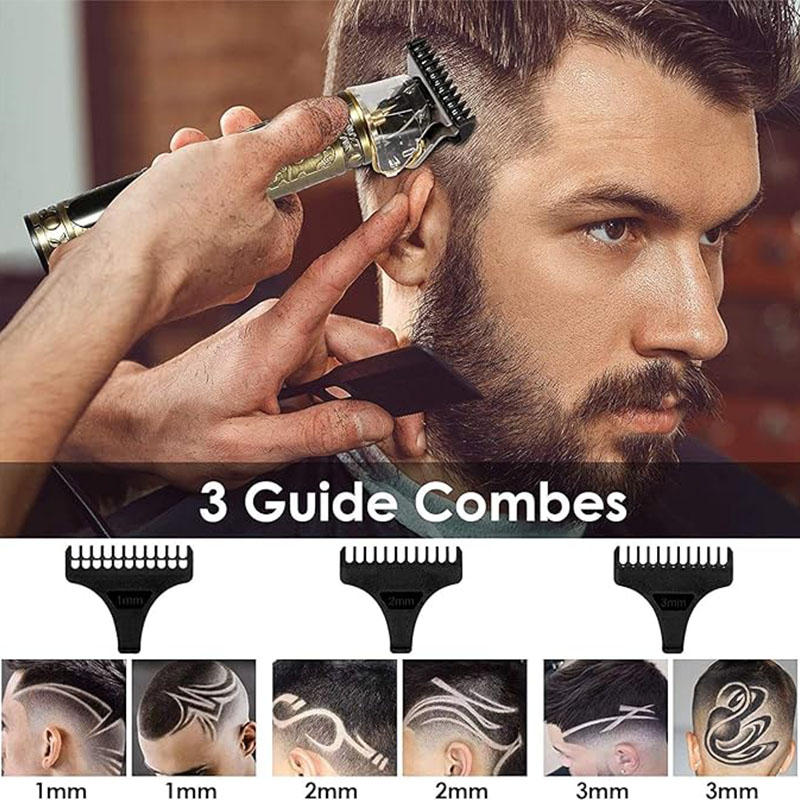 T9 Hair Clipper With 4 Guide C - Beard Trimmer Cordless recension och pris