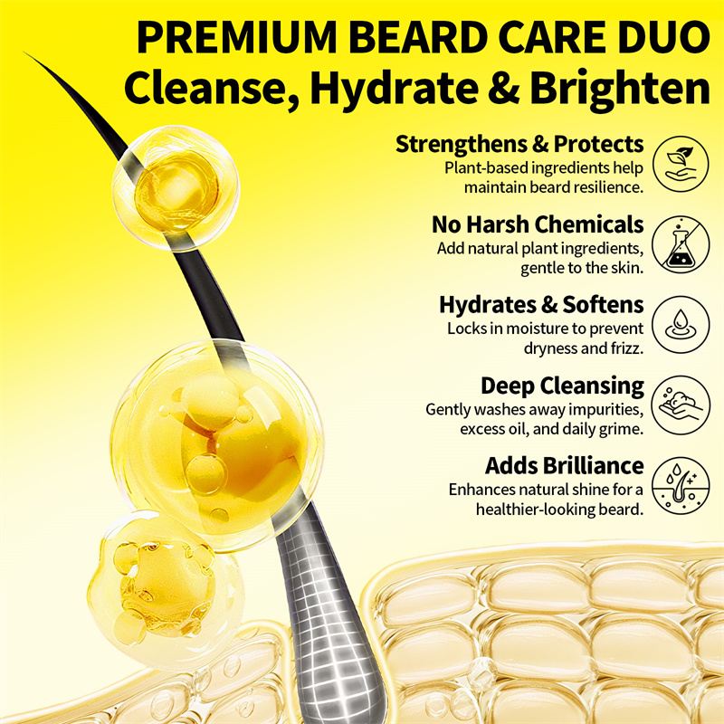 Men Beard Oil Kit Beard Moistu - Men'S Grooming Product recension och pris