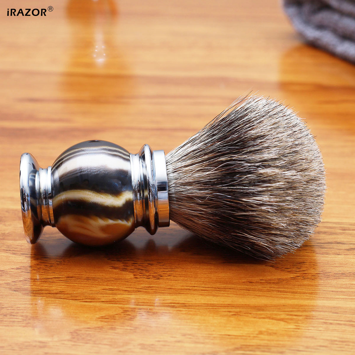 iRAZOR Silvertip Shaving Brush - Mens Grooming Barber recension och pris