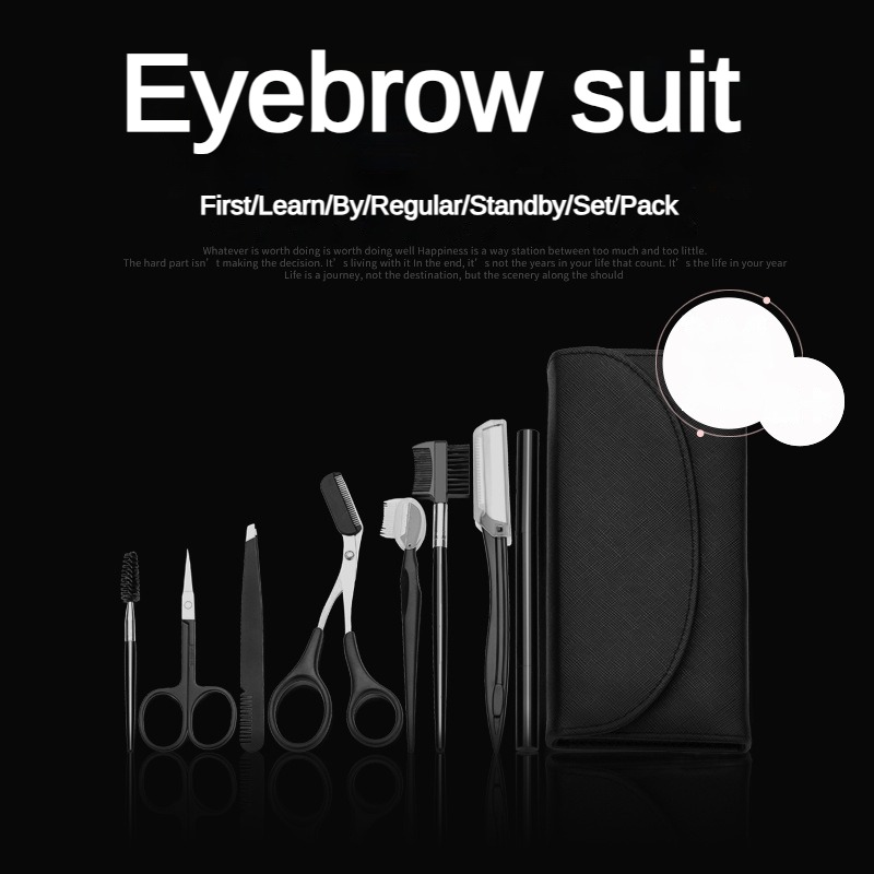 8Pcs eyebrow grooming kit with - Men'S Grooming Product recension och pris