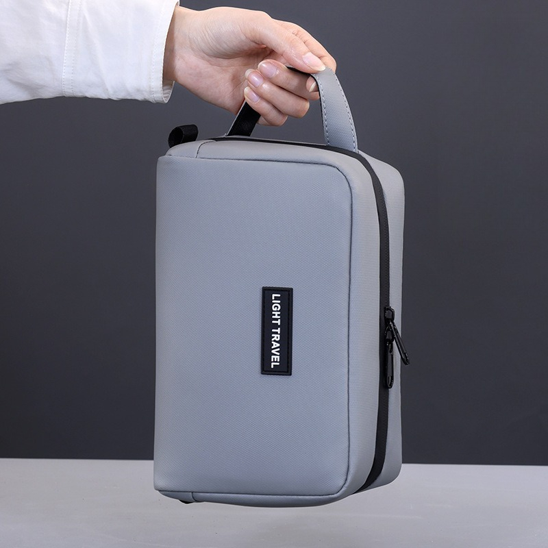 Waterproof Handheld Makeup Bag - Mens Grooming Kit Case recension och pris
