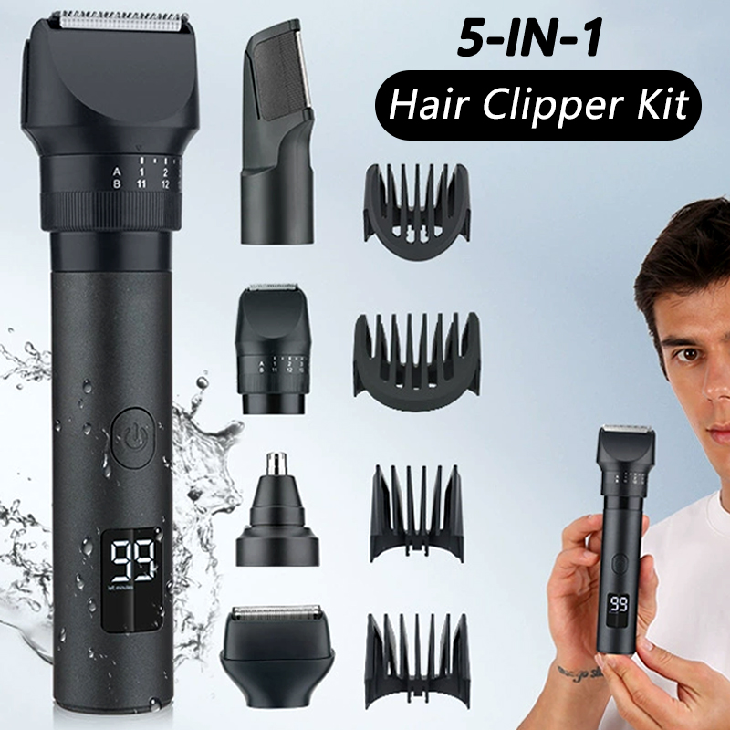 5-In-1 Cordless Hair Clipper L - Beard Trimmer Cordless recension och pris