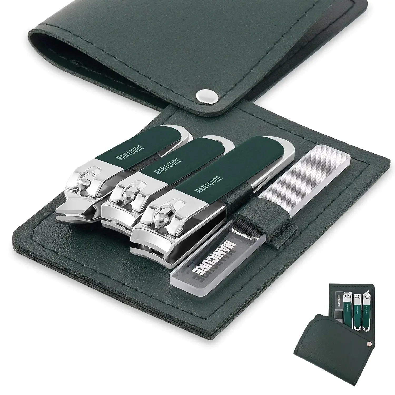 4 Pcs Men/Women Manicure Trave - Mens Grooming Travel Kit recension och pris