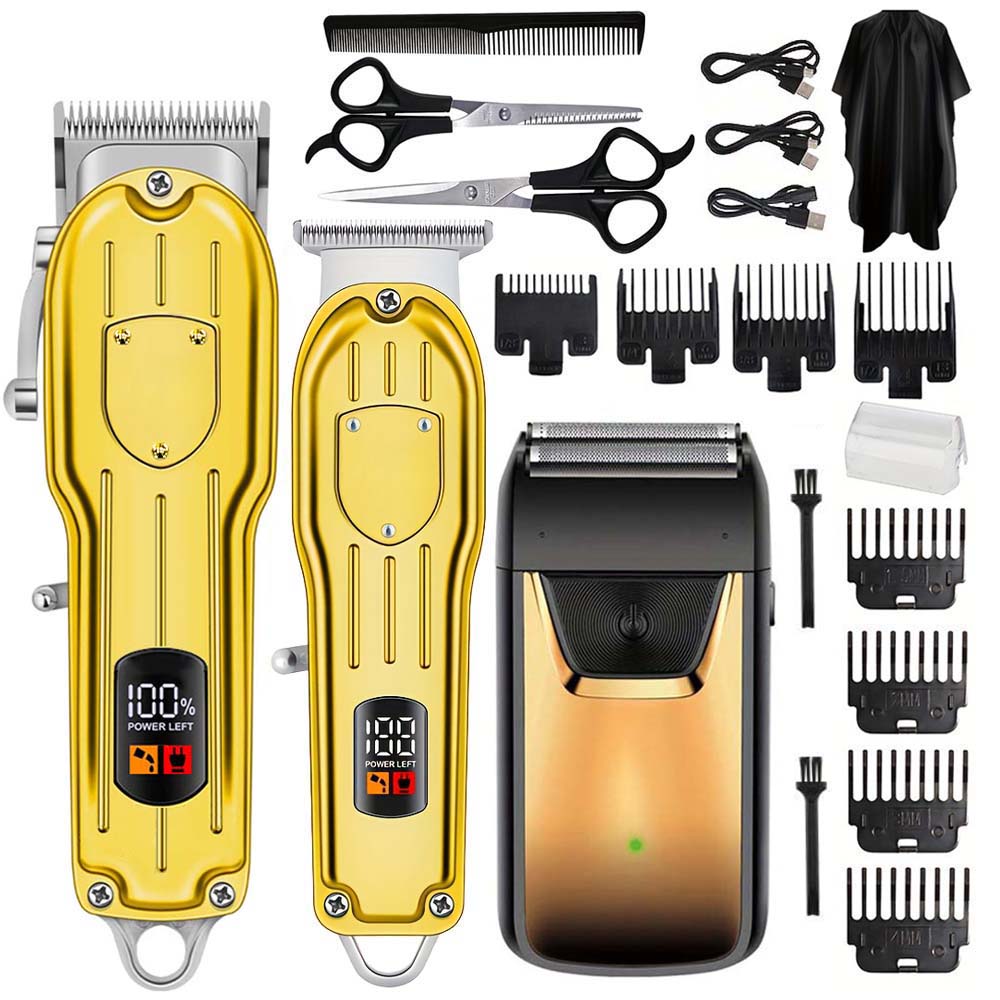 Professional Hair Clipper Set  - Beard Trimmer Cordless recension och pris