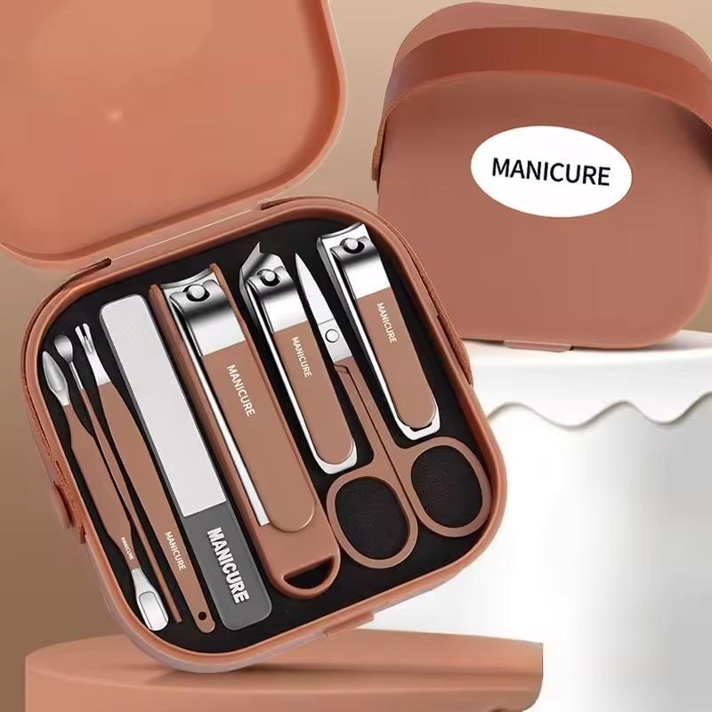 Nail Care Kit Anti-Splatter Ma - Mens Grooming Kit Case recension och pris