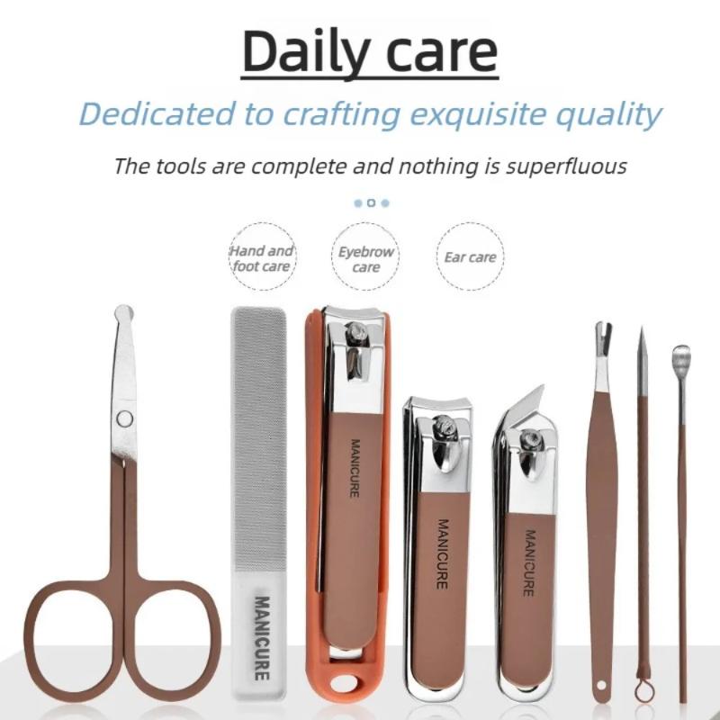 Nail Care Kit Anti-Splatter Ma - Mens Grooming Kit Case recension och pris