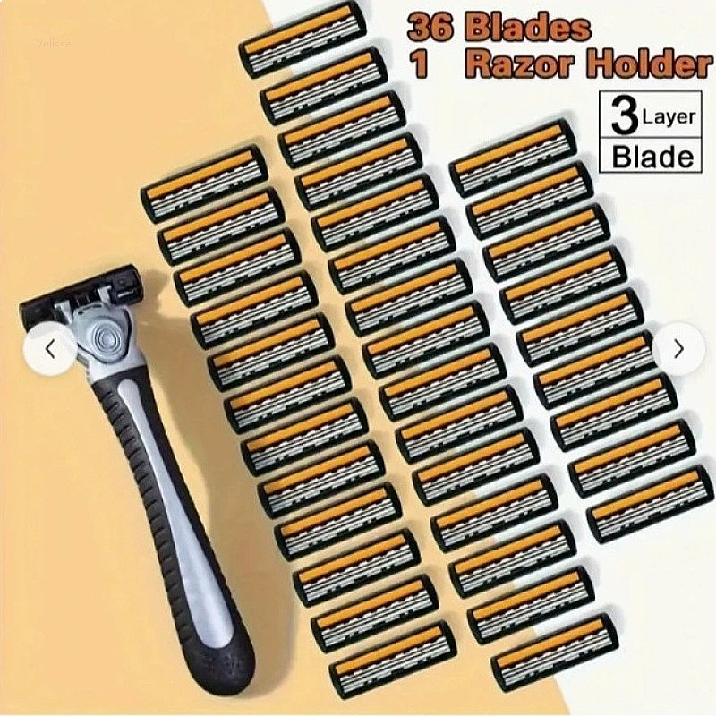 Premium 3 Layer Manual Razor F - Men'S Grooming Set Gift recension och pris
