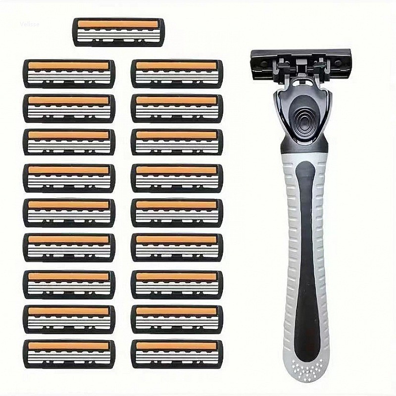 Premium 3 Layer Manual Razor F - Men'S Grooming Set Gift recension och pris