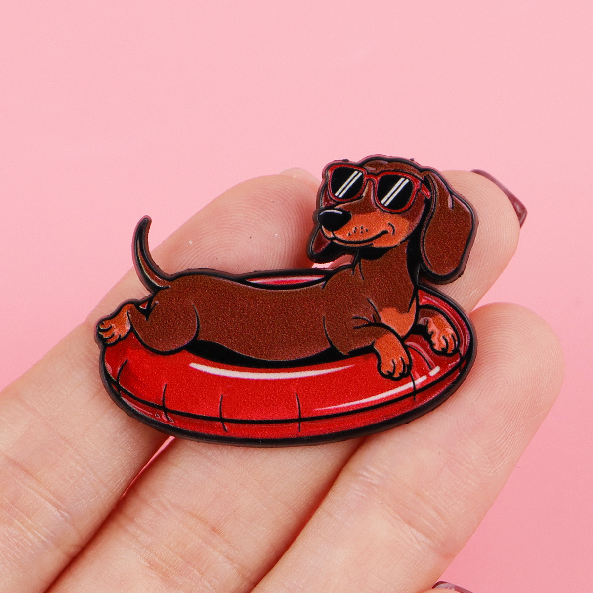1-6pcs/Set Dachshund Dogs Enam - Mens Grooming Kit Gift recension och pris