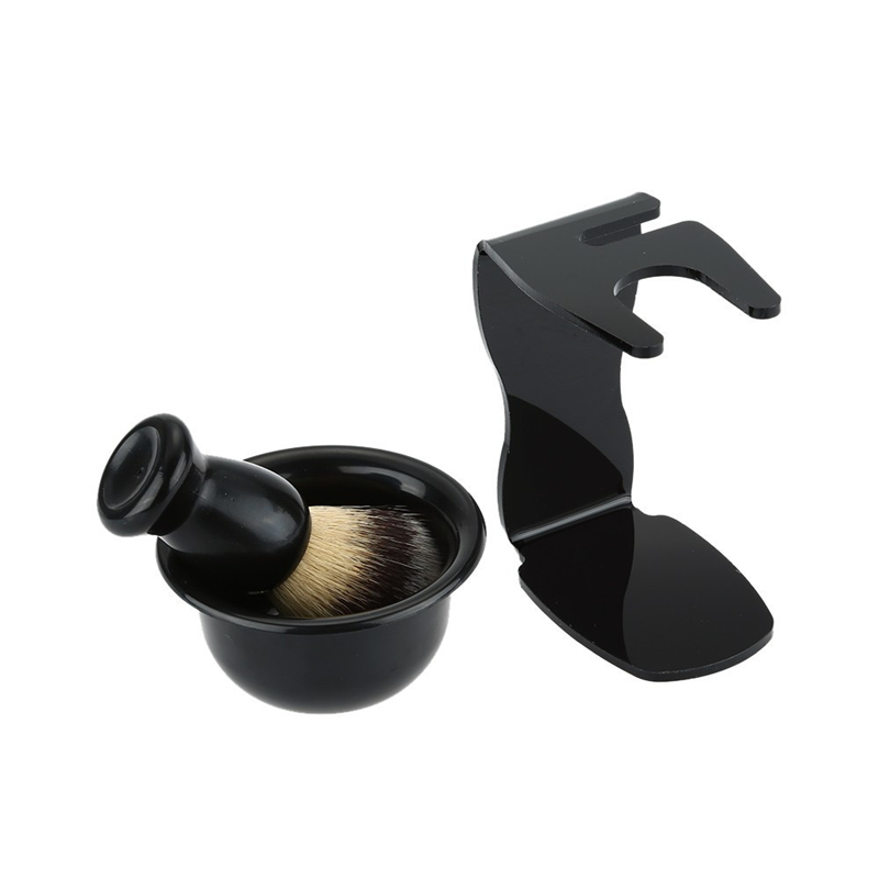 Shaving Brush and Bowl with Ac - Mens Grooming Barber recension och pris