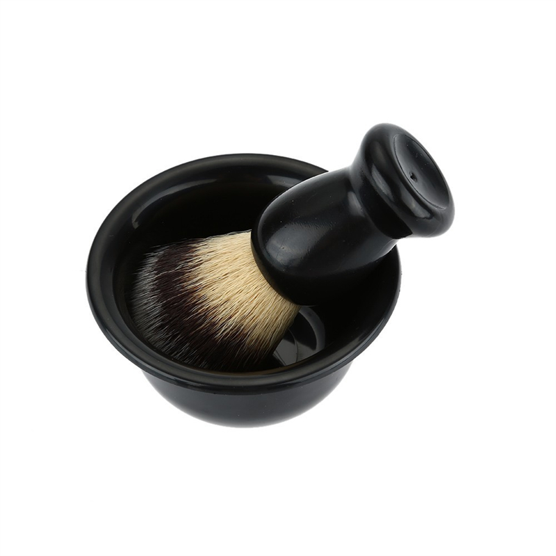 Shaving Brush and Bowl with Ac - Mens Grooming Barber recension och pris