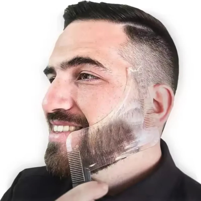 1PC Men Beard Shaping Template - Men'S Grooming Product recension och pris