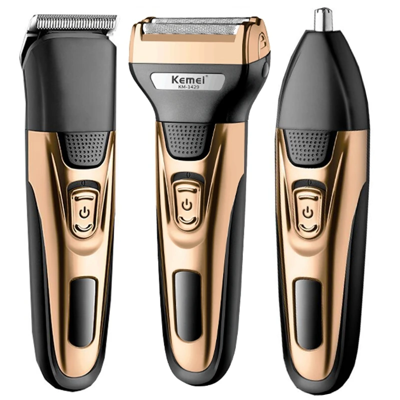 KEMEI 3IN1 GROOMING KIT ELECTR - Men'S Grooming Hair And Body Wash recension och pris