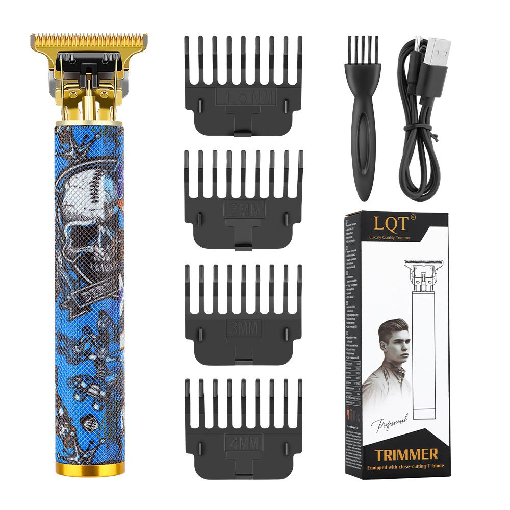 Retro Tattoo Skull Pattern Cor - Beard Trimmer Cordless recension och pris