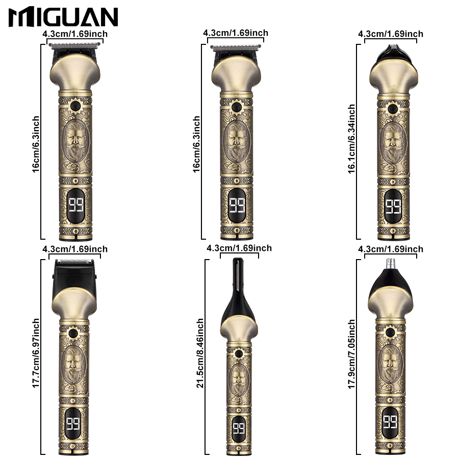 Hair Clippers and 6-in-1 Beard - Mens Grooming Barber recension och pris