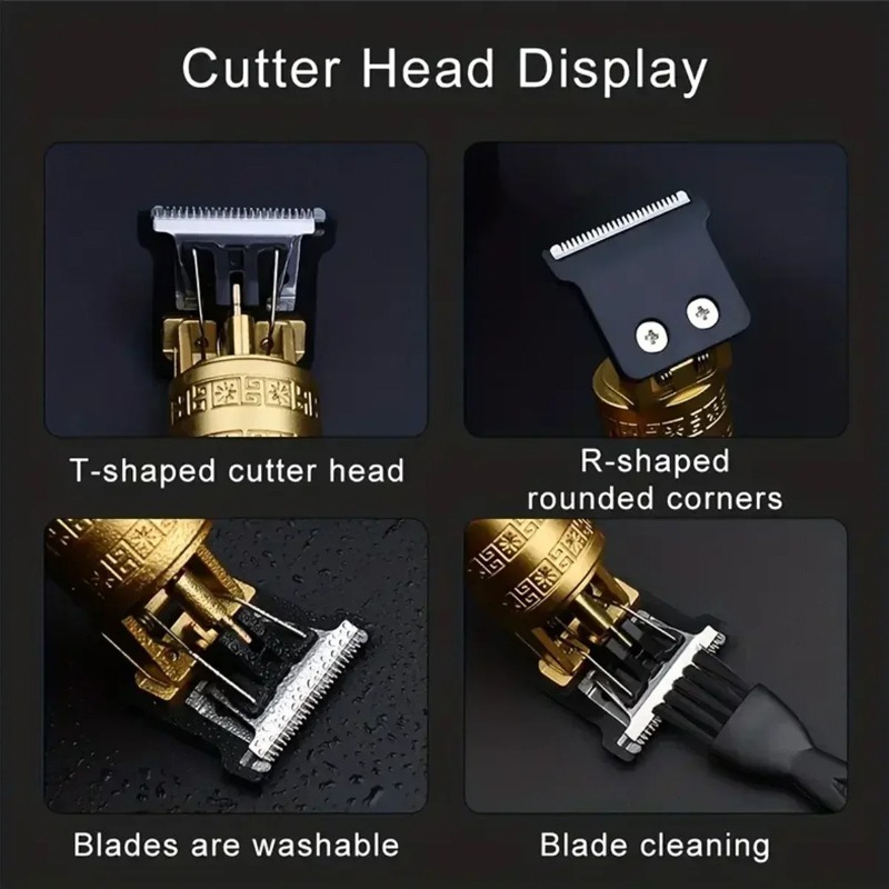 T9 Washable Hair Trimmer Men C - Beard Trimmer Cordless recension och pris