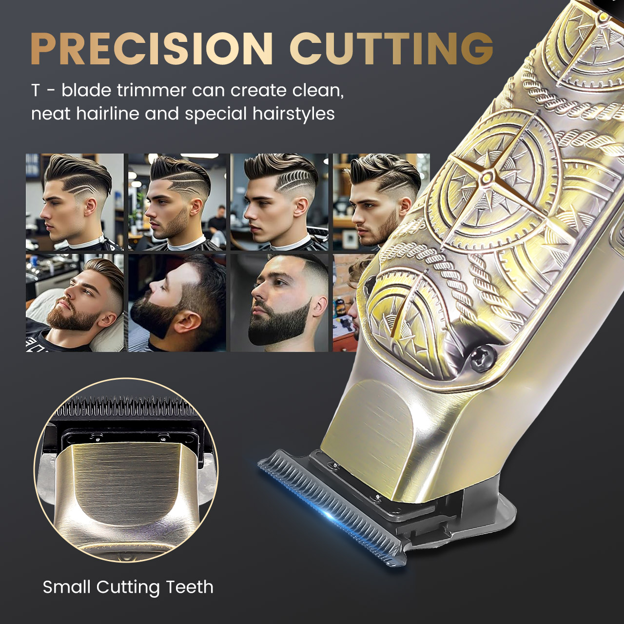 Hatteker Retro Hair Trimmer fo - Men'S Grooming Hair And Body Wash recension och pris