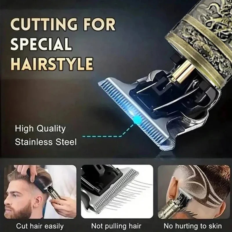 Zero Gap Hair Trimmer T9 Clipp - Beard Trimmer Cordless recension och pris