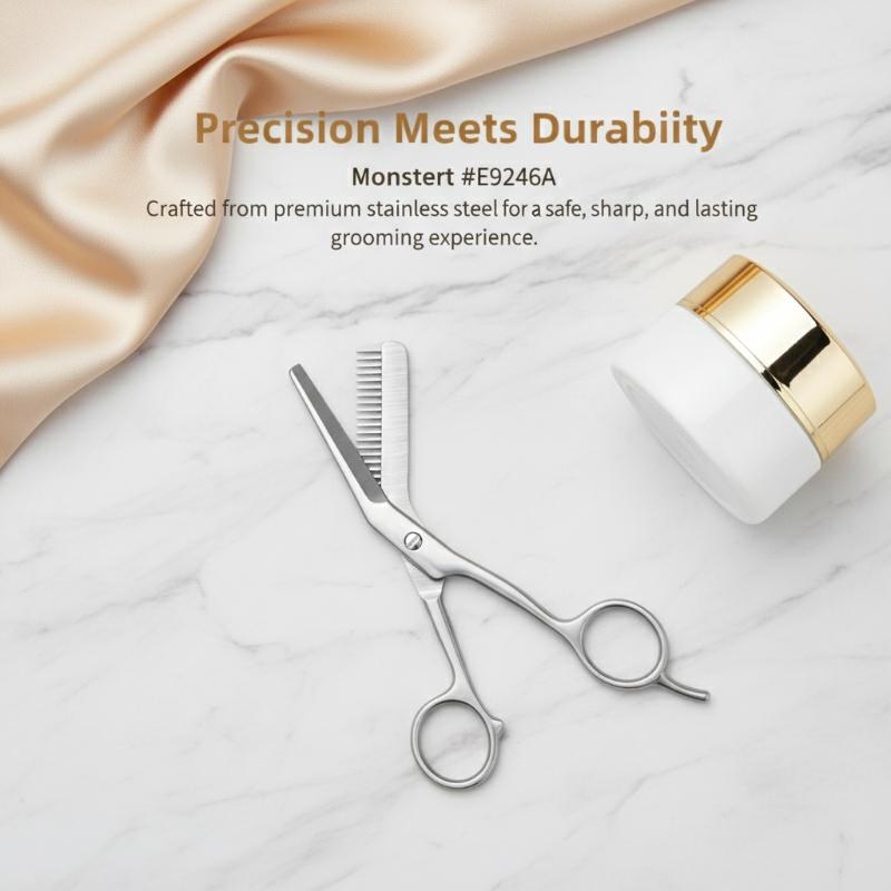 Stainless Steel Eyebrow Scisso - Men'S Grooming Eyebrow Trimming recension och pris