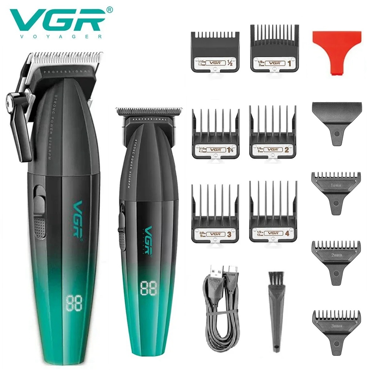 VGR Hair Trimmer Professional  - Men'S Grooming Hair And Body Wash recension och pris