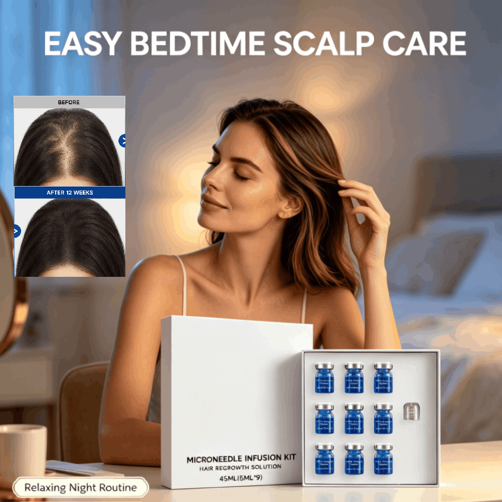 Microneedle Hair Regrowth Kit  - Ingrown Hair Serum recension och pris