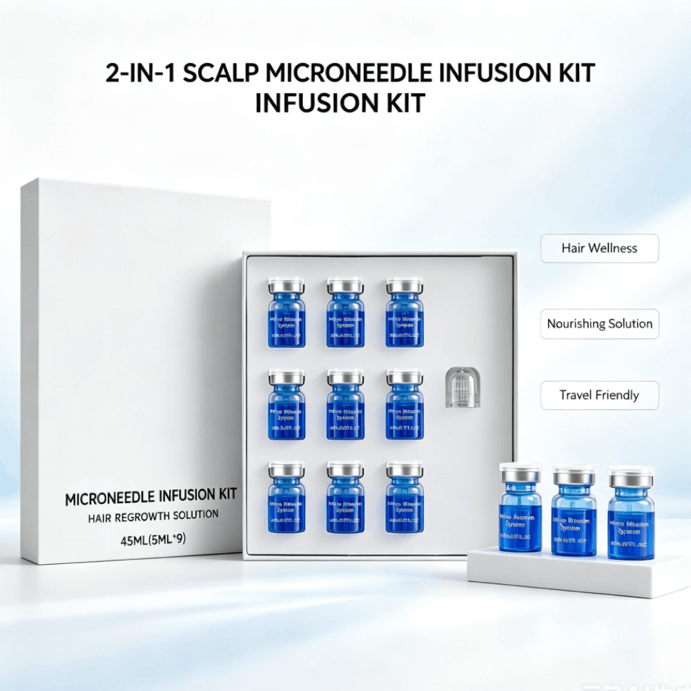 Microneedle Hair Regrowth Kit  - Ingrown Hair Serum recension och pris