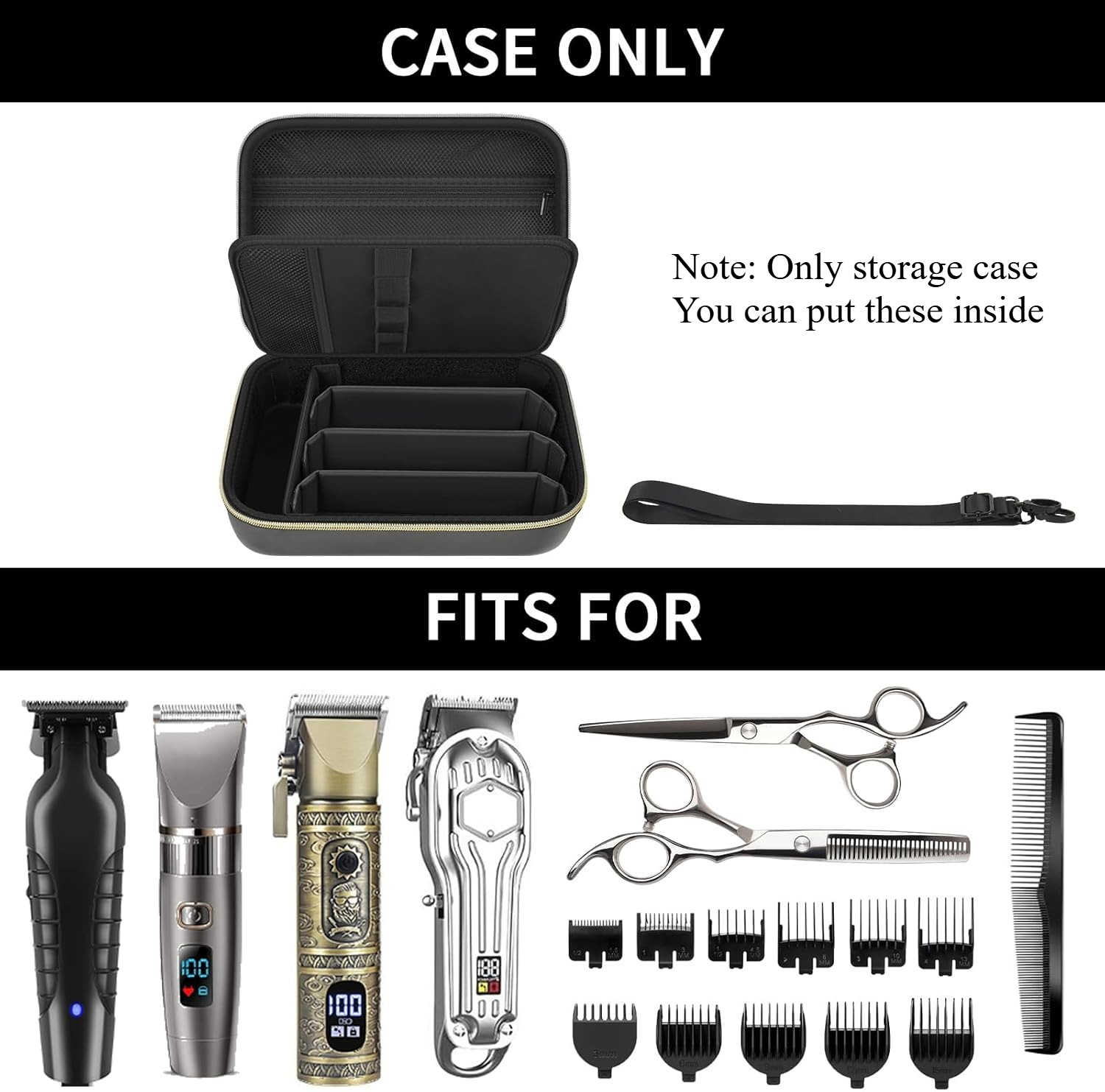 Barber Case for Hair Clippers  - Mens Grooming Box recension och pris