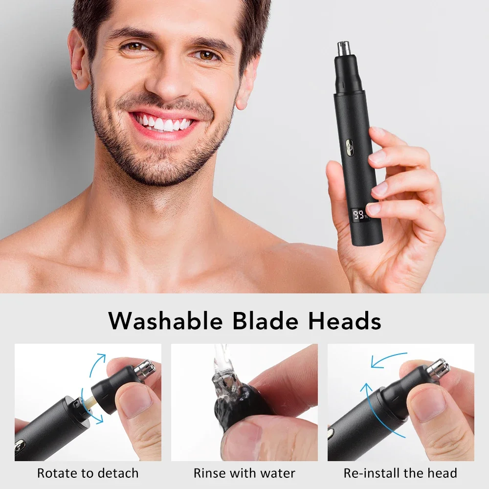 Nose Hair Trimmer for Men 3 in - Mens Grooming Box recension och pris