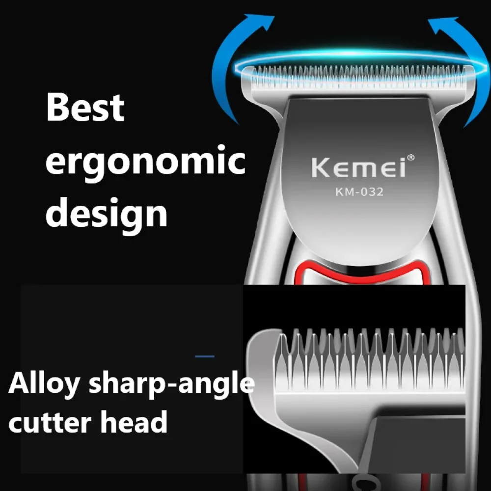 Kemei KM-032 Professional Hair - Men'S Grooming Hair And Body Wash recension och pris