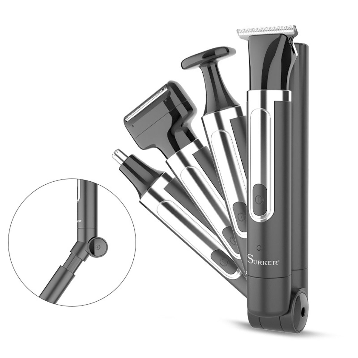 Surker 4-in-1 Shaver for Men G - Men'S Grooming Hair And Body Wash recension och pris