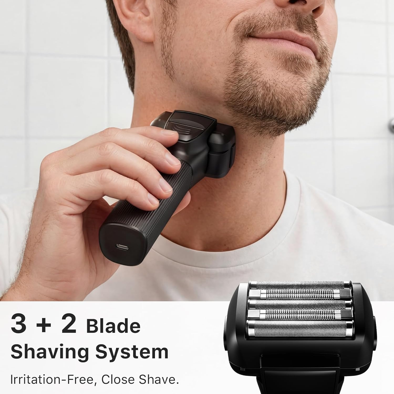 Electric Shaver, 5-Blade Foil  - Mens Grooming Kit Gift recension och pris