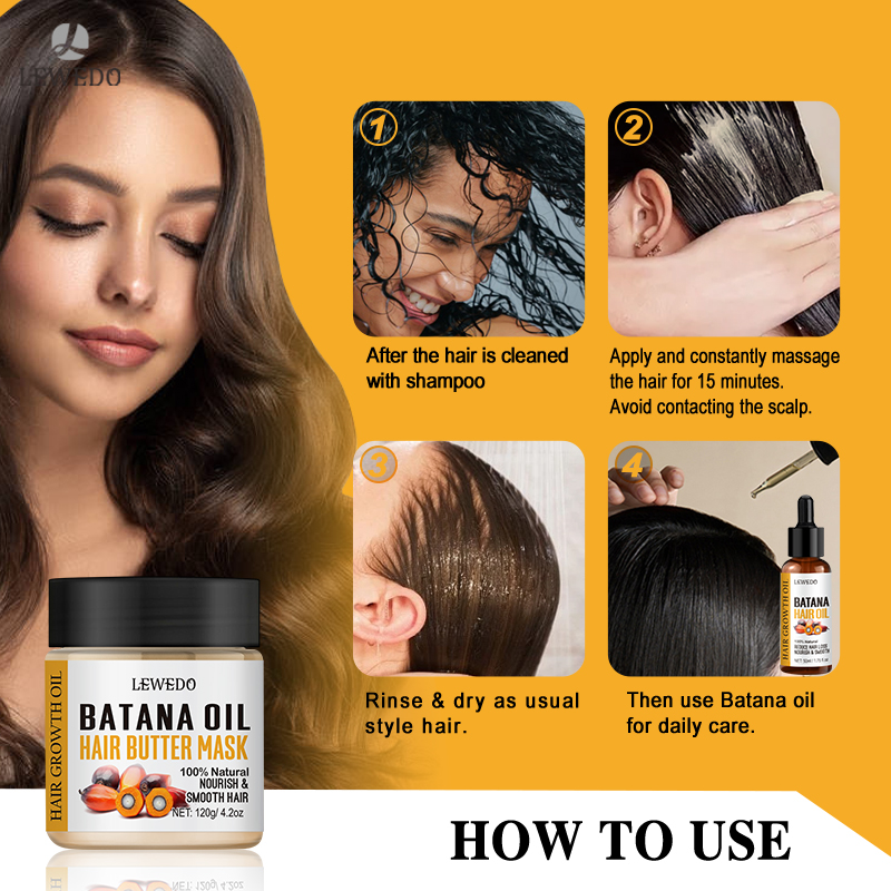 LEWEDO Batana Oil Hair Growth  - Ingrown Hair Serum recension och pris