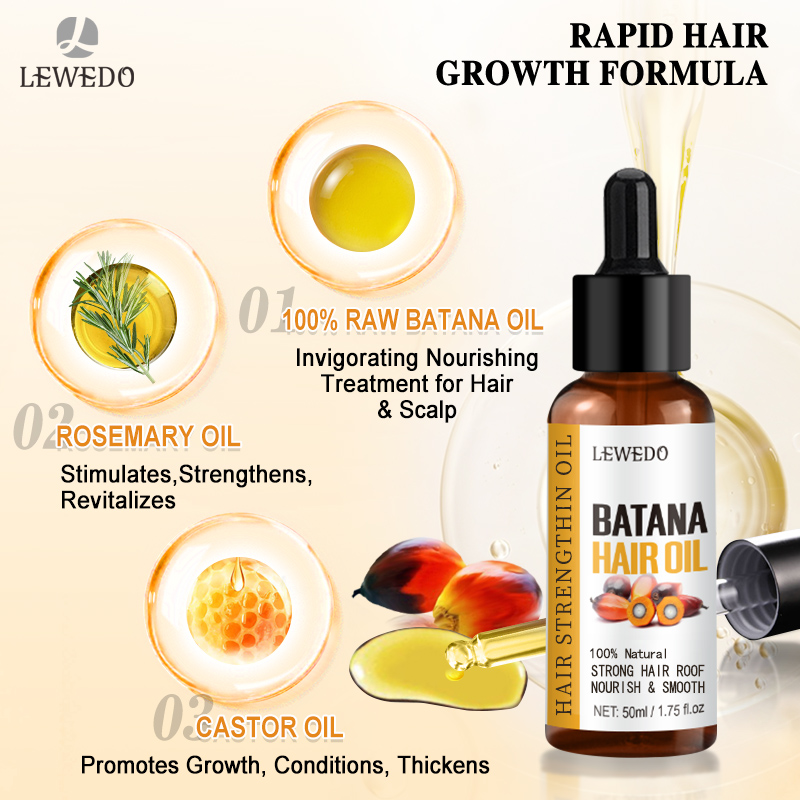 LEWEDO Batana Oil Hair Growth  - Ingrown Hair Serum recension och pris