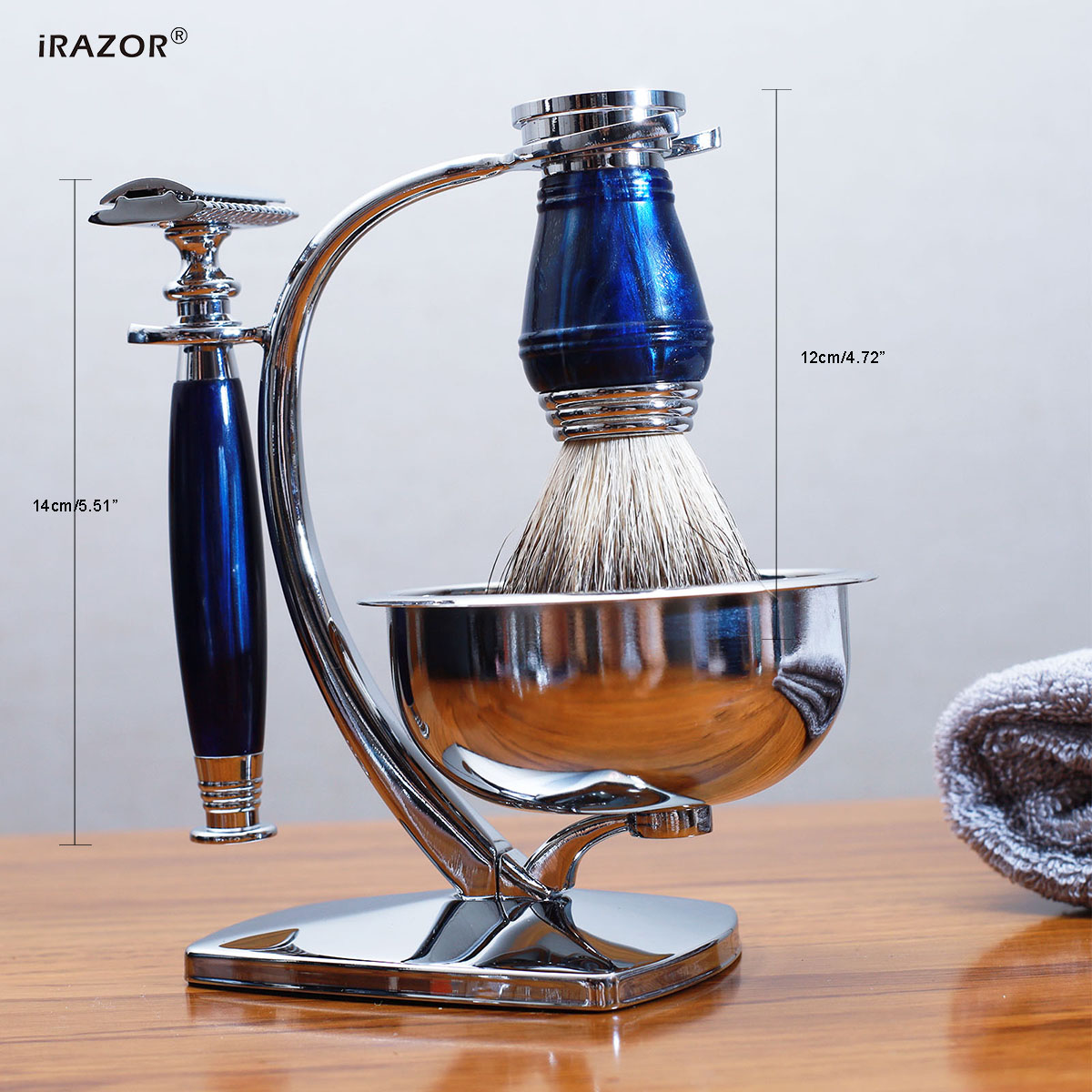 iRAZOR Royal Blue Luxury Men's - Men'S Grooming Set Gift recension och pris