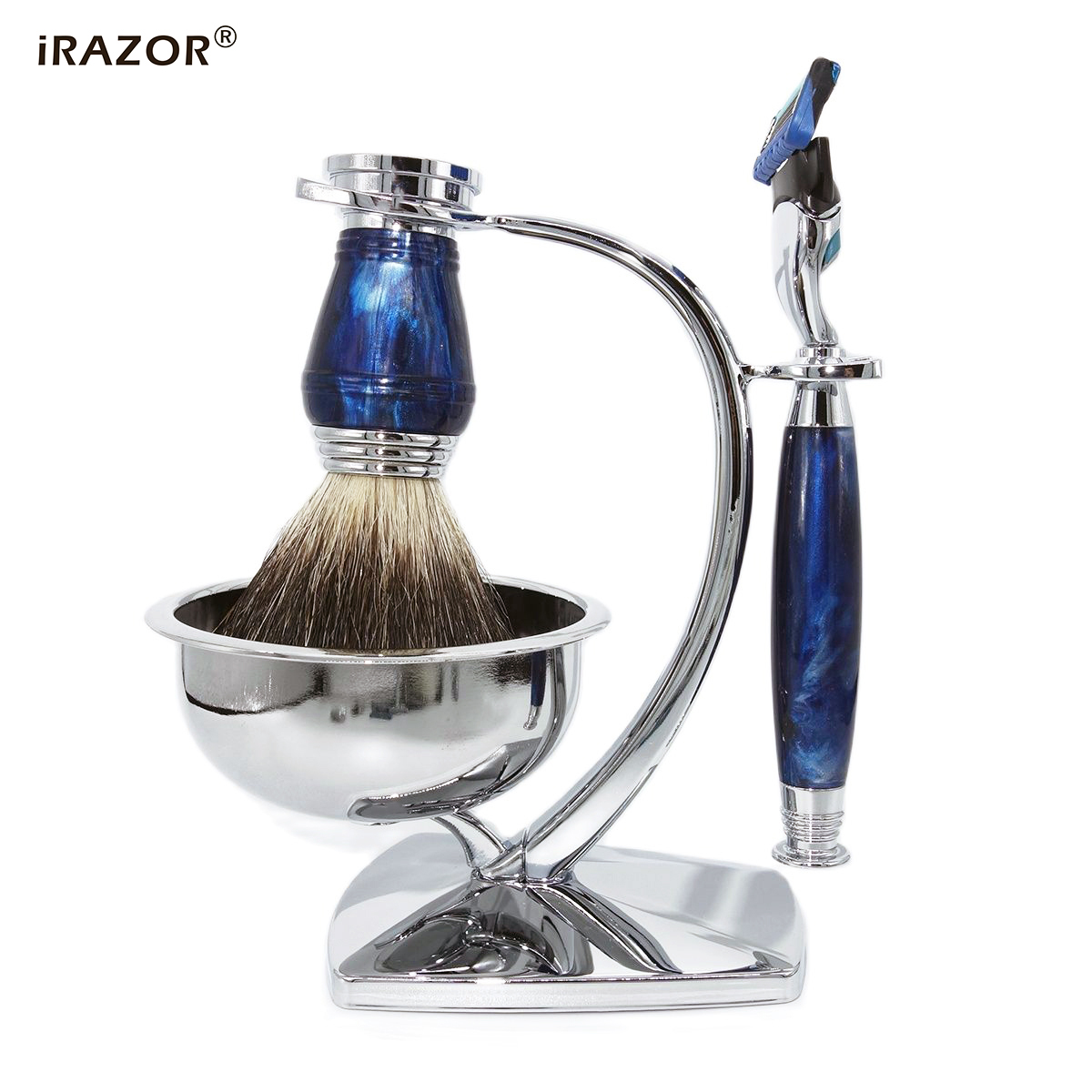 iRAZOR Royal Blue Luxury Men's - Men'S Grooming Set Gift recension och pris