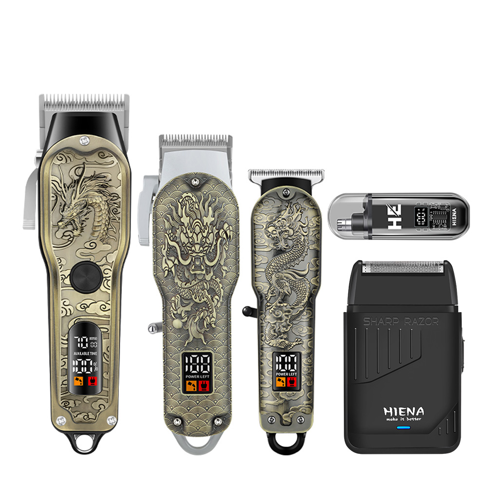 HIENA 5pcs Professional Hair C - Mens Grooming Barber recension och pris