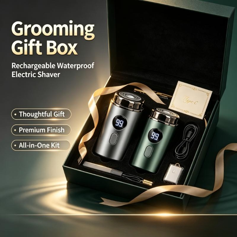 USB Rechargeable Waterproof El - Mens Grooming Box recension och pris