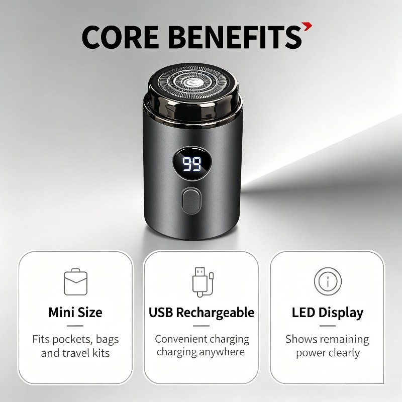USB Rechargeable Waterproof El - Mens Grooming Box recension och pris