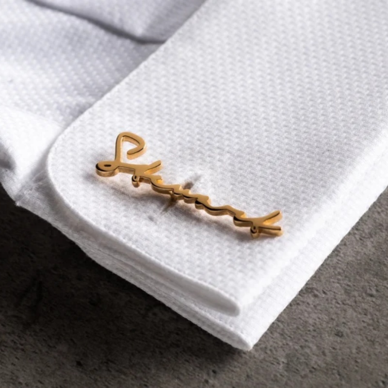 Custom Name Cufflinks 18K Gold - Men'S Grooming & Health Made Simple recension och pris
