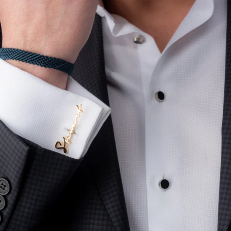 Custom Name Cufflinks 18K Gold - Men'S Grooming & Health Made Simple recension och pris