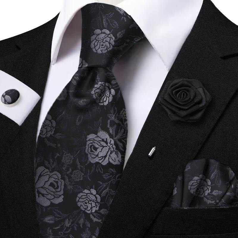 Men's Tie Set For Flower And P - Mens Grooming Kit Gift recension och pris