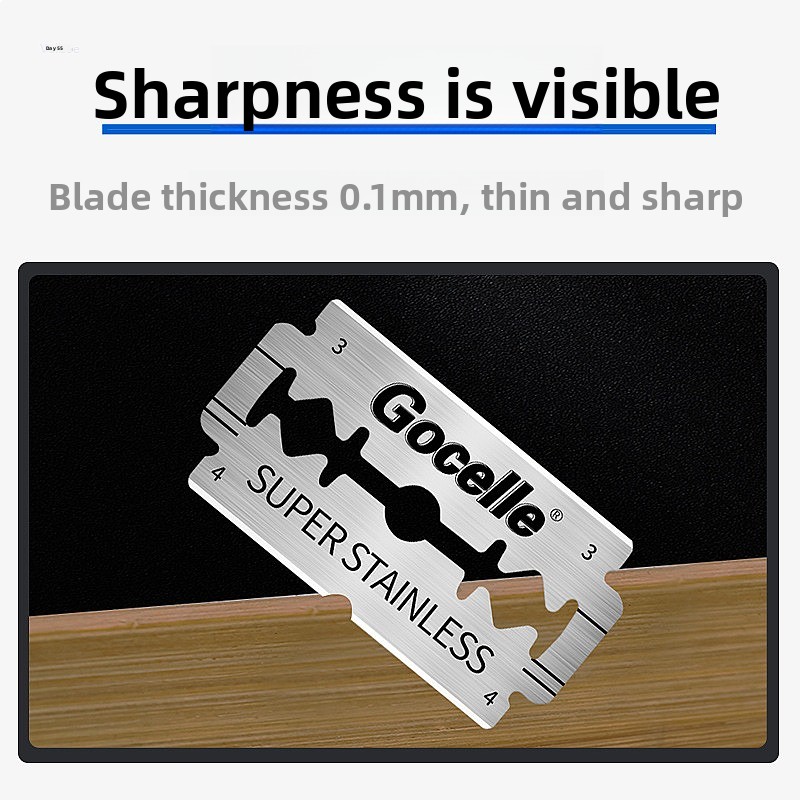 Double Edge Vintage Style Stai - Men'S Grooming Eyebrow Trimming recension och pris