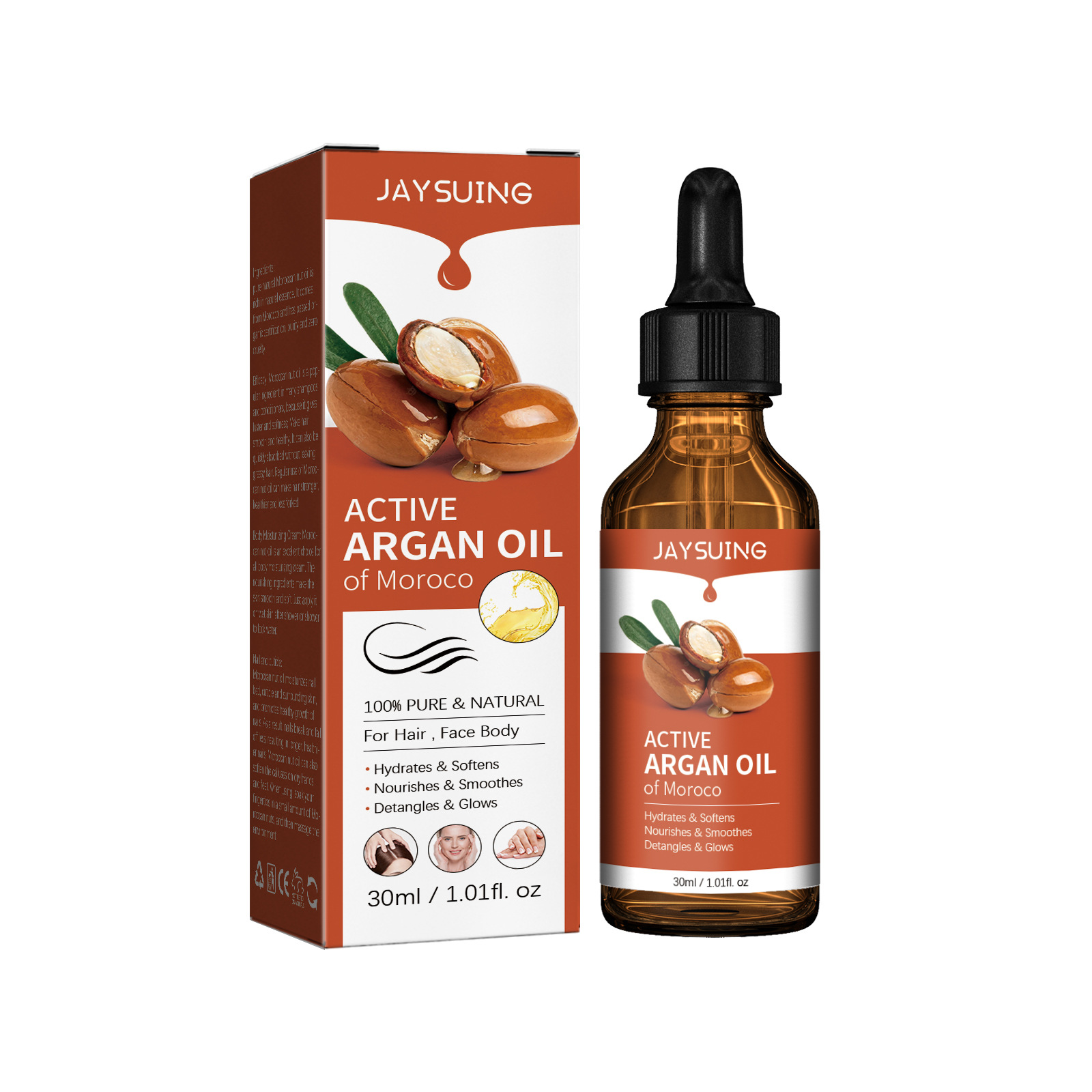 Argan Oil for Hair Treatment S - Ingrown Hair Serum recension och pris